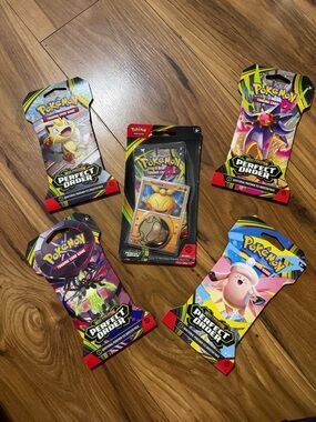 Pokemon Perfect Order Trading Card Packs - Yellow, Pink, Purple, Blue, Black